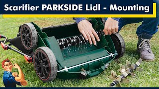 PARKSIDE Electric Scarifier  Aerator from Lidl unboxing and mounting [upl. by Chappy]