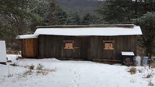 Building a winter cabin around an RV  Camper [upl. by Miguel]