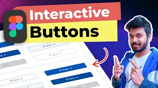 How to Design an Interactive Button in Figma For Beginners [upl. by Uy]