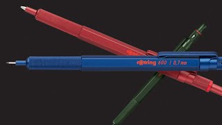 rOtring 600  mechanical pencil  360°  details [upl. by Llertnor]