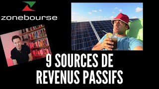 9 sources de revenus passifs [upl. by Margarete]