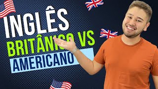 Diferenças do inglês BRITÂNICO e inglês AMERICANO [upl. by Cornwell]