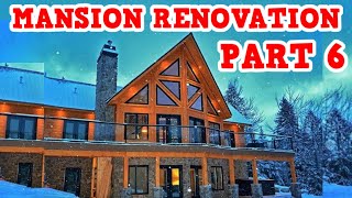 Renovating An Abandoned Log Cabin Mansion Part 6 BIG CHANGE [upl. by Adnawyek]