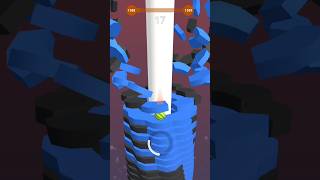 Stack Ball Gameplay Level 1588 shorts stackball tiktok tiktokgame [upl. by Atelra366]