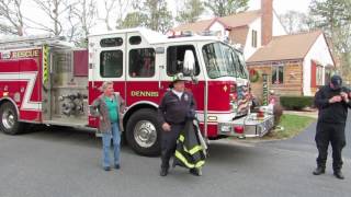 Dennis Fire Capt Babineau Retirement December 21 2016 [upl. by Aifoz322]