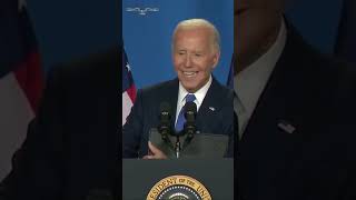 Biden makes it clear he has no intention of leaving the race shorts [upl. by Nepsa174]