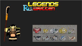 Legends Rewritten Getting every stat to level 150 [upl. by Ohare581]