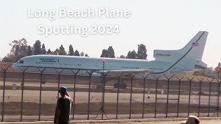 Long Beach Airport Plane Spotting Stargazer amp KC46A Depart [upl. by Nolat]