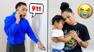 CRYING WITH THE DOOR LOCKED PRANK ON DAD [upl. by Nyllaf749]