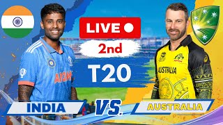 🔴 Live India vs Australia 1st T20 Match  Live Cricket score and commentary  IND vs AUS Live match [upl. by Yenal]