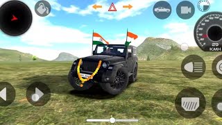 Dollor song Modified 👿 Mahindra Red Thar  Indian Car Simulator 3D  Car Game 3D [upl. by Attenreb983]