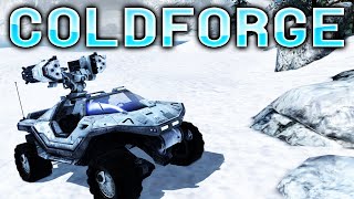 Halo Reach PC Mod  SNOW FORGE WORLD ColdForge [upl. by Ecirb435]