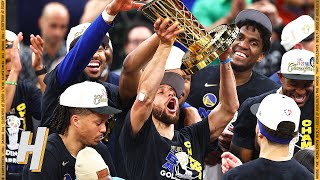 Golden State Warriors Trophy Presentation Ceremony  2022 NBA Finals [upl. by Kanya]