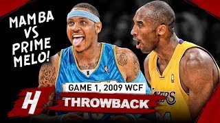 The Game That Kobe Bryant Faced PRIME Carmelo Anthony Game 1 Duel Highlights 2009 WCF  EPIC [upl. by Aiela]