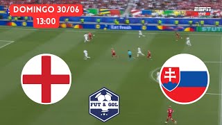 🔴 INGLATERRA  ESLOVAQUIA TRANSMISION VERTICAL EN VIVO  EUROCOPA 2024 FUT AND GOL [upl. by Deana]