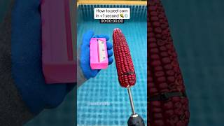 New corn peeling world record time ⏱️😳 [upl. by Sender]