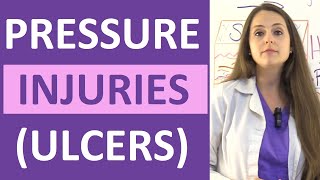 Pressure Ulcers Injuries Stages Prevention Assessment  Stage 1 2 3 4 Unstageable NCLEX [upl. by Martinic]