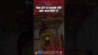 I went DEEP as they were moving LOOT 💀 rust rustconsole rustshorts rustpvp shorts rustclips [upl. by Uase]