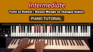 Bwana Mungu nashangaa kabisaPiano tutorial [upl. by Carmelina]