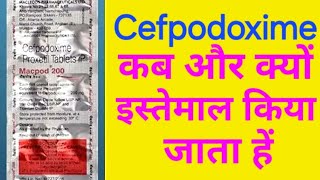 cefpodoxime proxetil tablet ip 200 mg uses  cefpodoxime tablet  cefpodoxime 200  macpod 200 [upl. by Gibe]