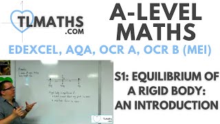 ALevel Maths S113 Equilibrium of a Rigid Body An Introduction [upl. by Adaliah]