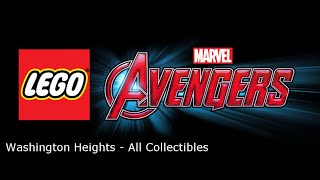 LEGO Marvels Avengers  Manhattan  Washington Heights All Collectibles [upl. by Eldredge]