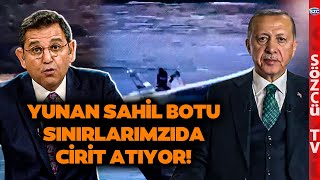 Yunan Sahil Botu Bu Kez Datçada Sınırlarımız Korumasız Fatih Portakal O Görüntüleri İzletti [upl. by Lisetta419]