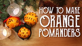 How to Make Orange Pomanders for Yule Orange amp Clove Gift Witchy Holiday Decor Magical Crafting [upl. by Frank81]