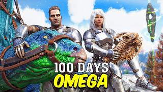 I Spent 100 Days In ARK Omega The Largest ARK Mod To Ever Exist [upl. by Yojenitsirk]