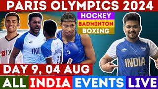 🔴Medal Match  Paris Olympics 2024  Hockey India vs Great Britain  Badminton Semifinal  Boxing [upl. by Anwahsar733]