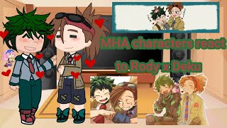 Mha Characters react to Rody x DekuRodekuslight todobaku⚠️READ DESC⚠️ [upl. by Wilson636]