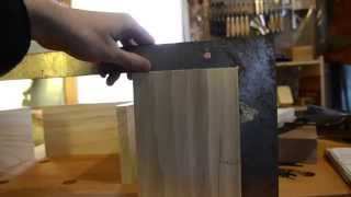 Hand Cut Dovetails Part 2 Square the Ends [upl. by Ayaladnot266]