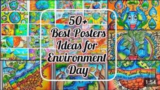 Environment Day Poster Ideas to win competition  50 plus unique Drawing ideas [upl. by Barron183]