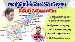 AP New Districts Information for APPSC Exams  AP Geography  Hareesh Acdemy  AP 26 Districts [upl. by Orlan]