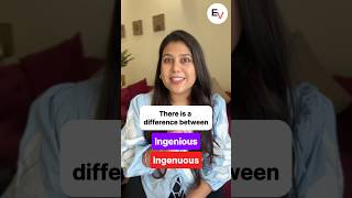 Ingenious vs Ingenuous learnenglish whatsthedifference vocabulary ingenious ingenuous [upl. by Hausner]