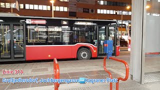 Wiener Linien Linie 31A 🚍 358 Großjedlersdorf Jochbergengasse➡️Kagraner Platz [upl. by Arther154]