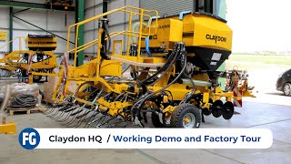 Claydon Working Demo and Factory Tour  Wickhambrook HQ [upl. by Spanjian]