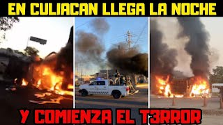 EnVivo 🔴 EN CULIACAN LLEGA LA NOCHE Y COMIENZA EL T3RR0R 😱 [upl. by Brabazon]