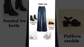 jeans and shoes pairing Ideas jeans fashion shoes fashionideas fashiontipsshorts [upl. by Glantz]