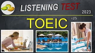 TOEIC Listening Test 25 TOEIC Asia set Korea examination 2023 [upl. by Wolfie309]