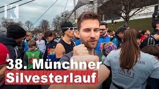 Wir starten beim Silvesterlauf in München 2023  VLOG [upl. by Leuqar592]