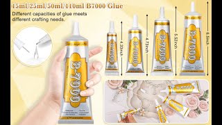 B7000 Rhinestone Glue Clear for Crafts [upl. by Joana]