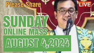 QUIAPO CHURCH LIVE MASS TODAY REV FR DOUGLAS BADONG AUGUST 42024 SAINT JOHN VIANNEY SUNDAY [upl. by Ayotnahs331]