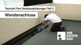 Wandanschluss Technik Film Detailausbildungen Teil 3 [upl. by Tterab708]