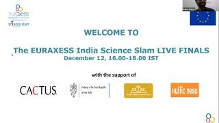 Euraxess India Science Slam Finals 2020 [upl. by Trebo]