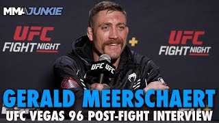 Gerald Meerschaert Revels in RecordBreaking Win after Overcoming Adversity  UFC on ESPN 62 [upl. by Richmond]