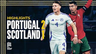 Portugal 21 Scotland  McTominay Scores in late Lisbon Defeat  2024 UEFA Nations League Highlights [upl. by Ado]