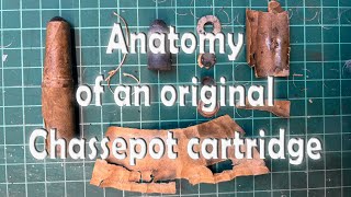 Anatomy of an original Chassepot cartridge [upl. by New]