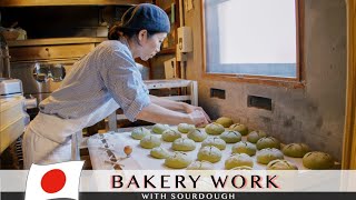 Solo Female Baker Production and Sales  Sourdough bread making in Japan  Documentary [upl. by Alag]