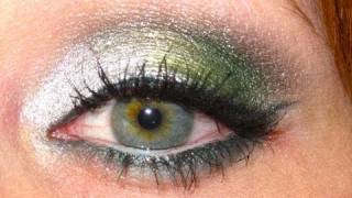 MAkeup tutorial trucco NATALE 2010 il pino [upl. by Ettenig]